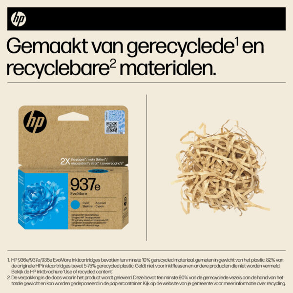 HP 937e EvoMore originele cyaan inktcartridge - Afbeelding 14