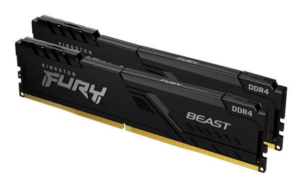 Kingston Technology FURY Beast 32GB 3200MT/s DDR4 CL16 DIMM (Kit van 2) 1Gx8 Black