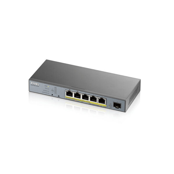 Zyxel GS1350-6HP-EU0101F netwerk-switch Managed L2 Gigabit Ethernet (10/100/1000) Power over Ethernet (PoE) Grijs