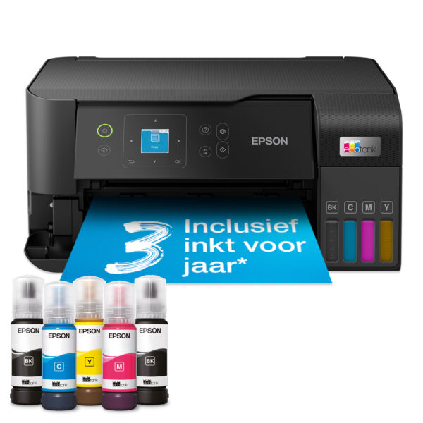 Epson EcoTank ET-2840 A4 multifunctionele Wi-Fi-printer met inkttank, inclusief tot 3 jaar inkt - Afbeelding 2