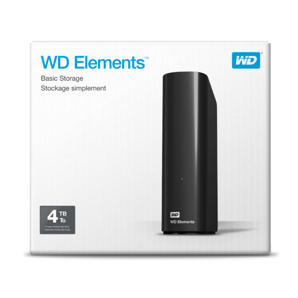 Western Digital WD Elements Desktop 3.5 Inch Externe HDD, 4TB - Afbeelding 9