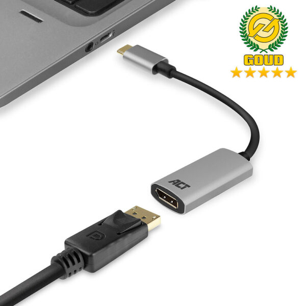 ACT USB-C naar DisplayPort adapter - Afbeelding 3