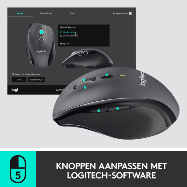 Logitech Marathon Mouse M705 - Afbeelding 7