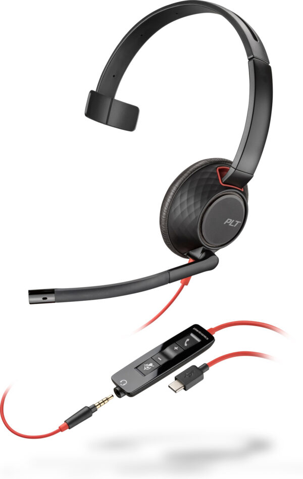 POLY Blackwire C5210 USB-C-headset + inline-kabel (bulk)