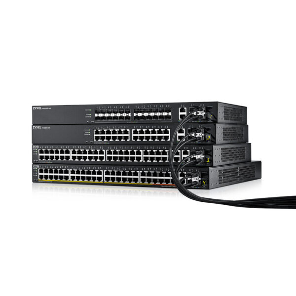 Zyxel XGS2220-30HP Managed L3 Gigabit Ethernet (10/100/1000) Power over Ethernet (PoE) Zwart - Afbeelding 3