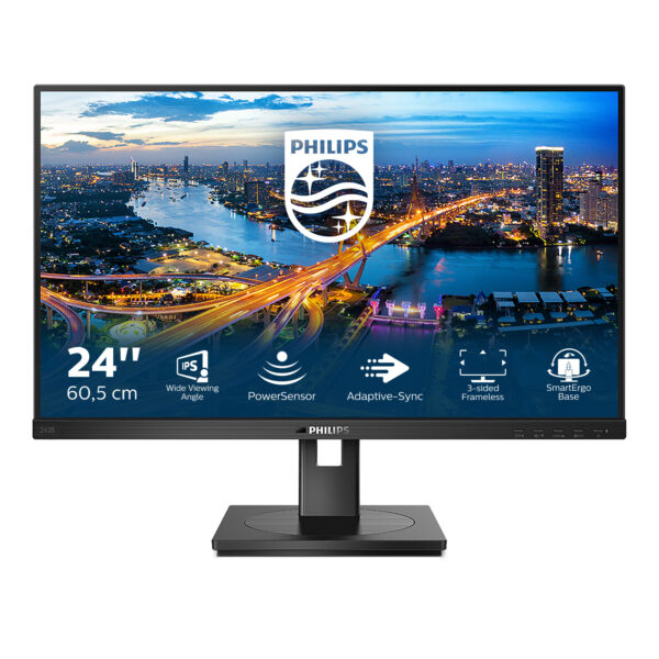 Philips B Line 242B1/00 LED display 60,5 cm (23.8") 1920 x 1080 Pixels Full HD Zwart - Afbeelding 5