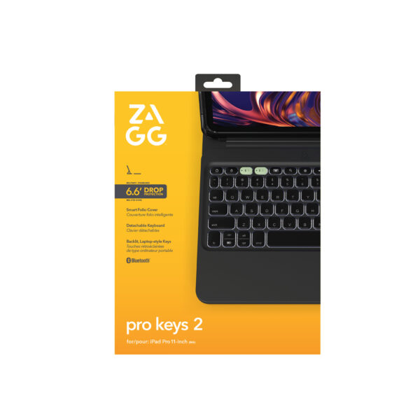 ZAGG Pro Keys 2 QWERTY Brits Engels Bluetooth Zwart - Afbeelding 9