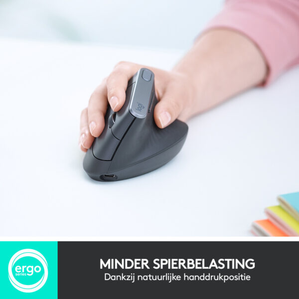 Logitech MX Vertical Advanced Ergonomic Mouse - Afbeelding 7