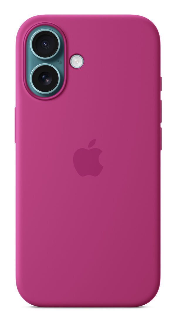 Apple Siliconenhoesje met MagSafe voor iPhone 16 - Fuchsia - Afbeelding 2