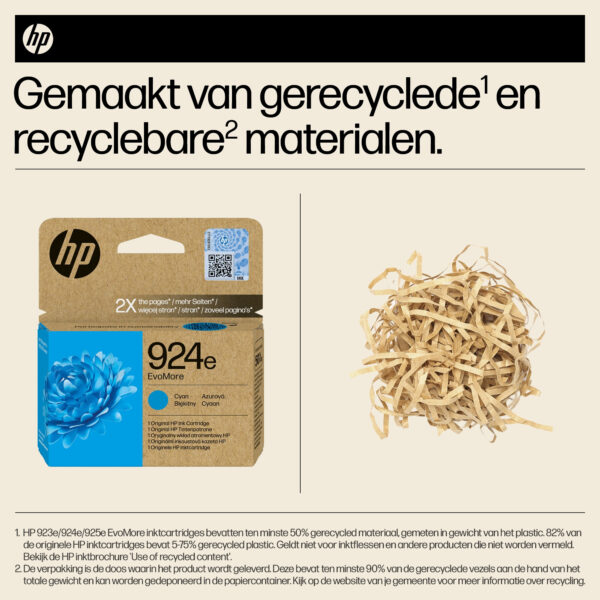 HP 924e EvoMore originele cyaan inktcartridge - Afbeelding 14