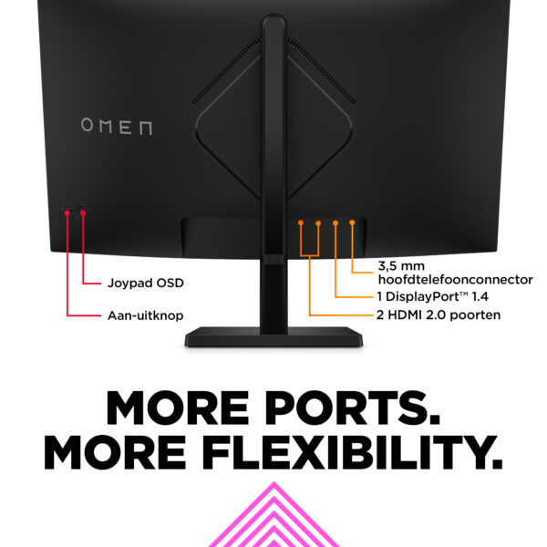 OMEN by HP 31,5 inch QHD 165 Hz Curved gaming monitor - OMEN 32c - Afbeelding 6