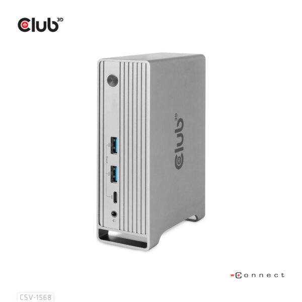 CLUB3D USB type C Universeel docking station 2x USB Gen2 Type-A 1x USB Gen1 Type-A 1x USB Type-A (ROOD) Smart Charging-poort 5V/ - Afbeelding 4