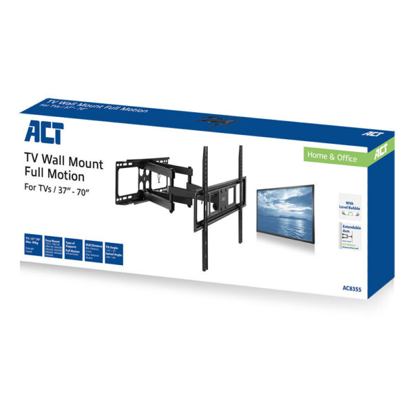 ACT Full motion tv wandsteun, 37" tot 70", VESA - Afbeelding 6