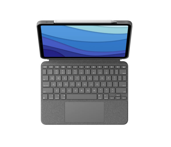 Logitech Combo Touch QWERTZ Duits Smart Connector Grijs - Afbeelding 3