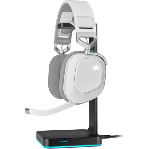 Corsair HS80 RGB Headset Draadloos Hoofdband Gamen Wit - Afbeelding 14