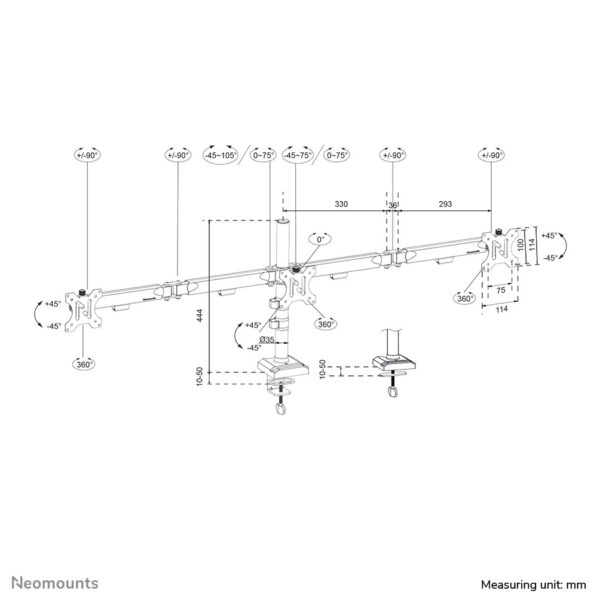 Neomounts monitorarm - Afbeelding 17