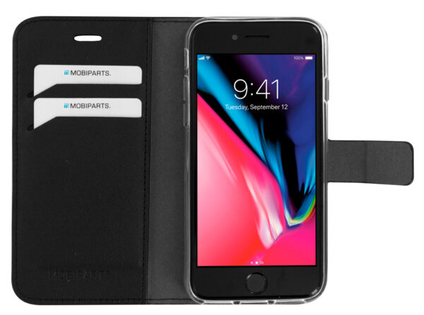 Mobiparts Classic Wallet Case Apple iPhone 7/8/SE (2020/2022) Black - Afbeelding 4