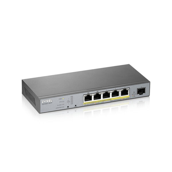 Zyxel GS1350-6HP-EU0101F netwerk-switch Managed L2 Gigabit Ethernet (10/100/1000) Power over Ethernet (PoE) Grijs - Afbeelding 4