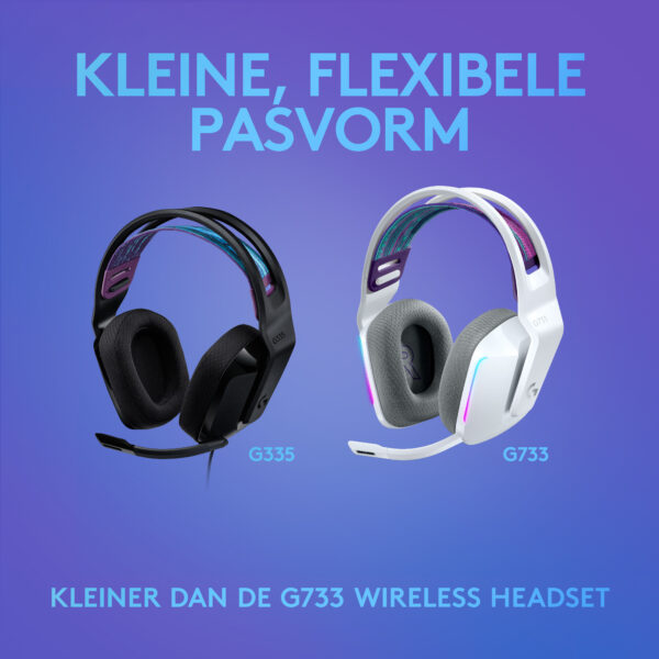 Logitech G G335 Headset Bedraad Hoofdband Gamen Zwart - Afbeelding 14