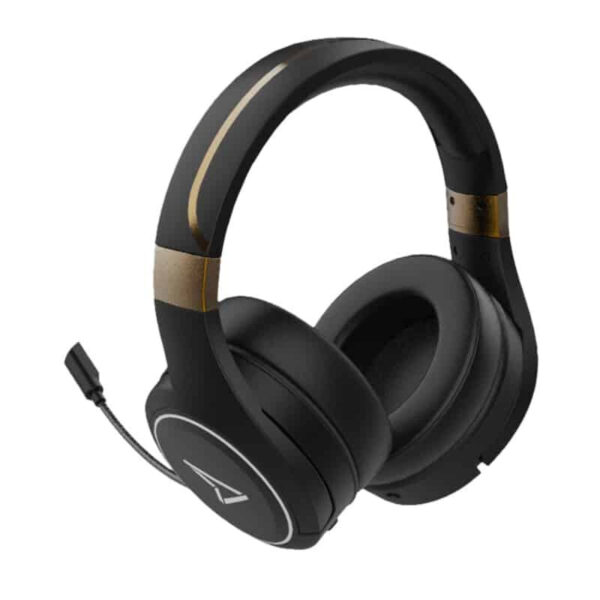 Lexip Metaltech Headset – Draadloos Lage Latentie, 32 Uur Batterijduur – Radiance Gold - Afbeelding 2