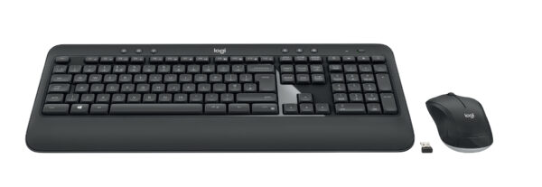 Logitech Advanced MK540 toetsenbord Inclusief muis Universeel USB AZERTY Frans Zwart, Wit