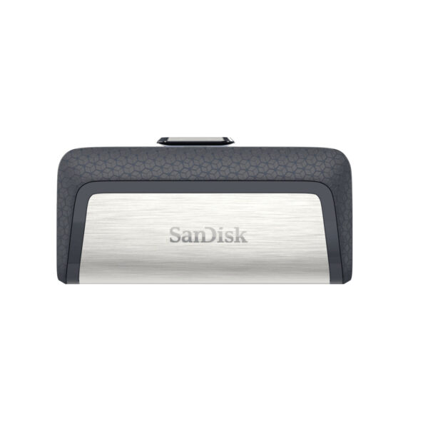 SanDisk Drive USB Ganda Ultra Tipe-C 256 GB USB flash drive USB Type-A / USB Type-C 3.2 Gen 1 (3.1 Gen 1) Grijs, Zilver