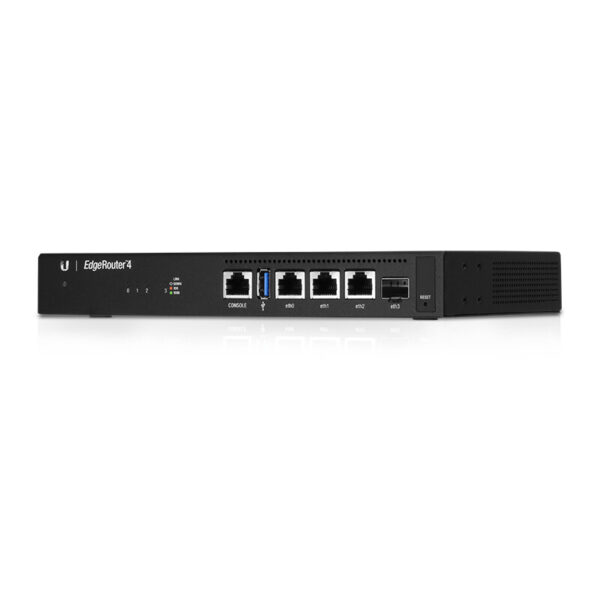 Ubiquiti EdgeRouter 4 bedrade router Gigabit Ethernet Zwart