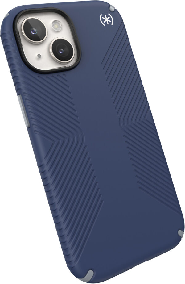 Speck Presidio2 Grip Apple iPhone 15 Coastal Blue - with Microban