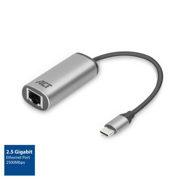 ACT USB-C naar 2,5 Gigabit ethernet adapter - Afbeelding 2