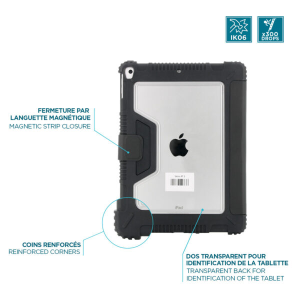 Mobilis Rugged Case for iPad 10.2'' 9th/8th/7th 25,9 cm (10.2") Folioblad Zwart - Afbeelding 3