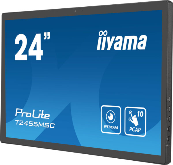 iiyama T2455MSC-B1 beeldkrant Digitale signage flatscreen 61 cm (24") LED 400 cd/m² Full HD Zwart Touchscreen - Afbeelding 5