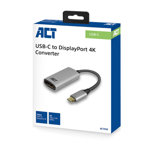 ACT USB-C naar DisplayPort adapter - Afbeelding 4