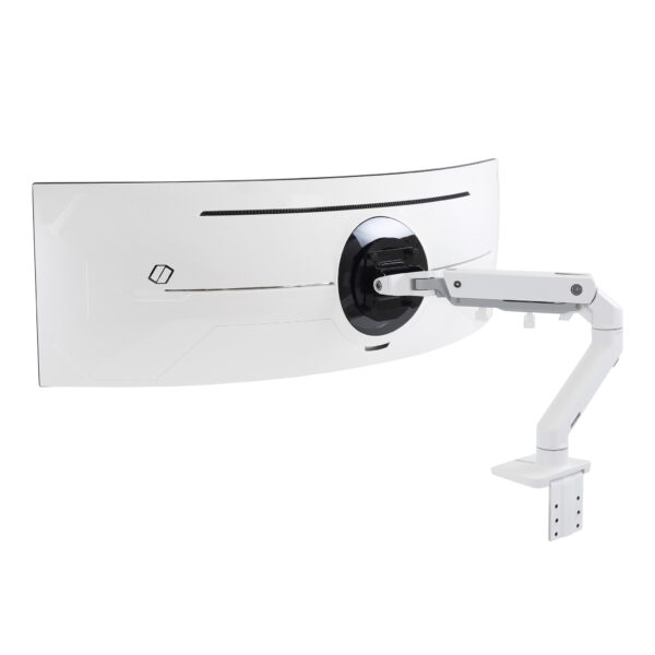 Ergotron HX Series HX Monitorarm voor bureaubevestiging met HD Pivot (wit)