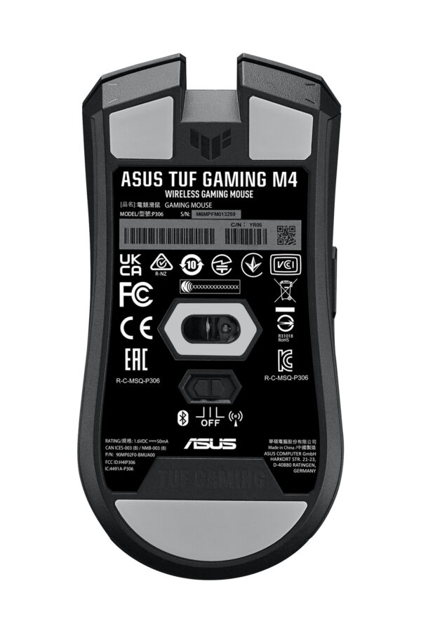 ASUS TUF Gaming M4 Wireless muis Gamen Rechtshandig RF-draadloos + Bluetooth Optisch 12000 DPI - Afbeelding 2