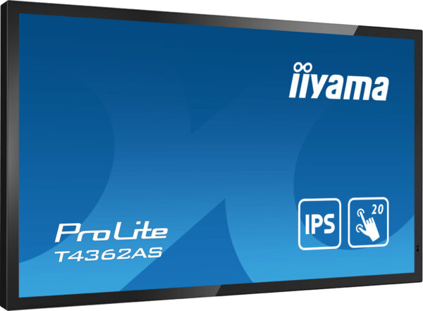 iiyama T4362AS-B1 beeldkrant Interactief flatscreen 108 cm (42.5") IPS 500 cd/m² 4K Ultra HD Zwart Touchscreen Type processor An - Afbeelding 14