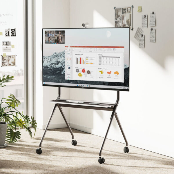 ACT Verrijdbare tv/monitor vloersteun, 50” t/m 86”, VESA - Afbeelding 3