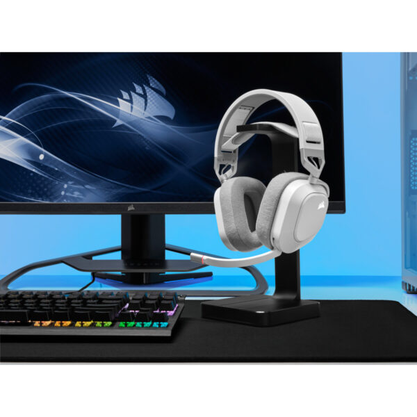 Corsair HS80 RGB Headset Draadloos Hoofdband Gamen Wit - Afbeelding 7