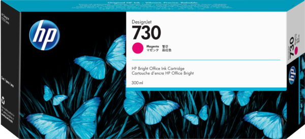 HP 730 magenta DesignJet inktcartridge, 300 ml