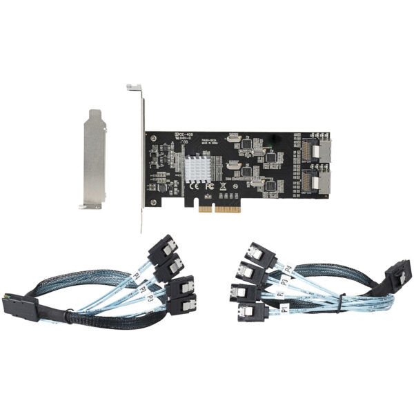 StarTech.com 8 Port SATA PCIe Kaart, PCI Express 6Gbps SATA Uitbreidingkaart met 4 Host Controllers, SATA PCIe Controller Kaart, - Afbeelding 10