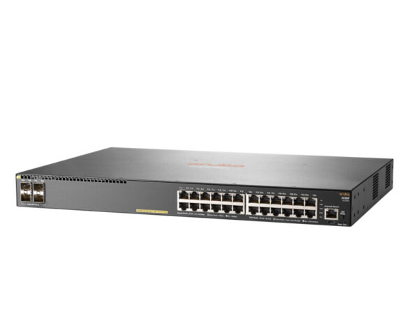 Hewlett Packard Enterprise Aruba 2930F 24G PoE+ 4SFP Managed L3 Gigabit Ethernet (10/100/1000) Power over Ethernet (PoE) 1U Grij - Afbeelding 2