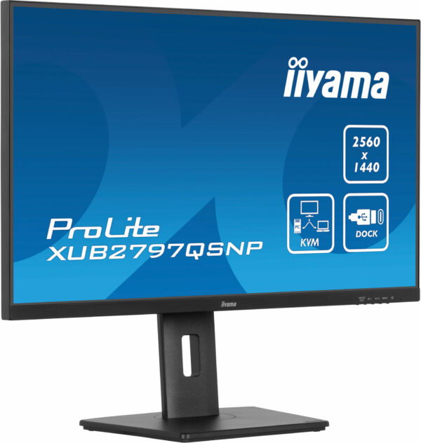 iiyama ProLite XUB2797QSNP-B1 computer monitor 68,6 cm (27") 2560 x 1440 Pixels Wide Quad HD LED Zwart - Afbeelding 4