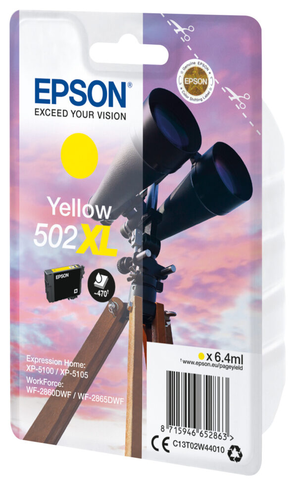 Epson Singlepack Yellow 502XL Ink - Afbeelding 2