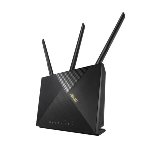 ASUS 4G-AX56 draadloze router Gigabit Ethernet Dual-band (2.4 GHz / 5 GHz) Zwart