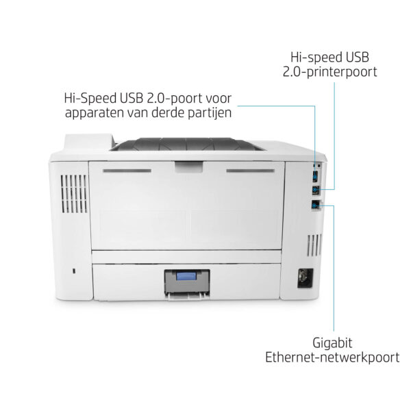 HP LaserJet Enterprise M406dn, Zwart-wit, Printer voor Bedrijf, Print, Compact formaat; Optimale beveiliging; Dubbelzijdig print - Afbeelding 22