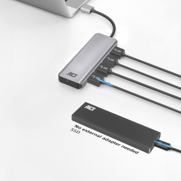 ACT USB-A hub 3.0, 4 poorts USB-A - Afbeelding 6