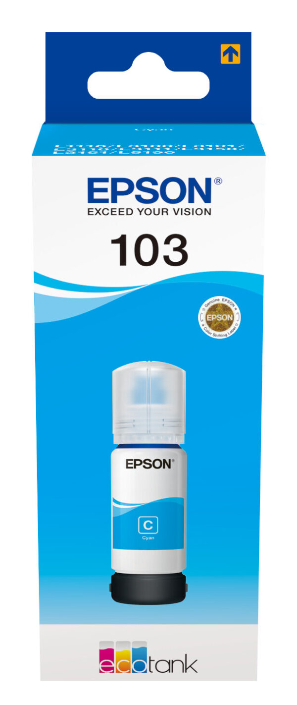 Epson 103 EcoTank Cyan ink bottle (WE)