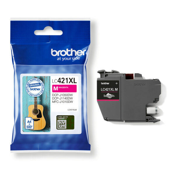 Brother LC-421XLM inktcartridge 1 stuk(s) Origineel Hoog (XL) rendement Magenta - Afbeelding 3