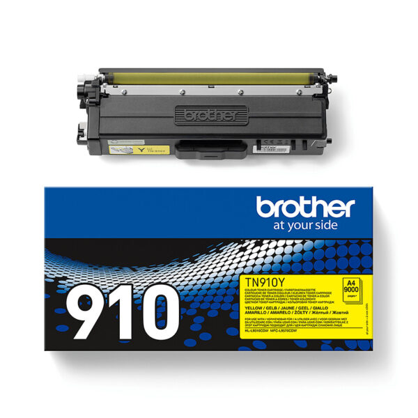 Brother TN-910Y tonercartridge 1 stuk(s) Origineel Geel - Afbeelding 3