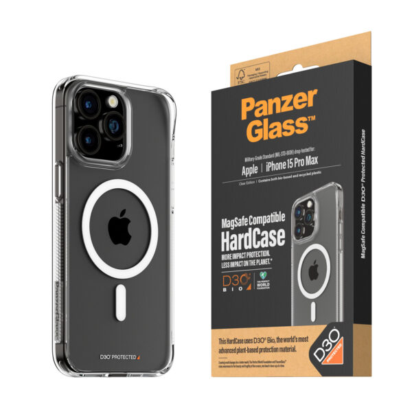 PanzerGlass HardCase with D30 MagSafe mobiele telefoon behuizingen 17 cm (6.7") Hoes Transparant