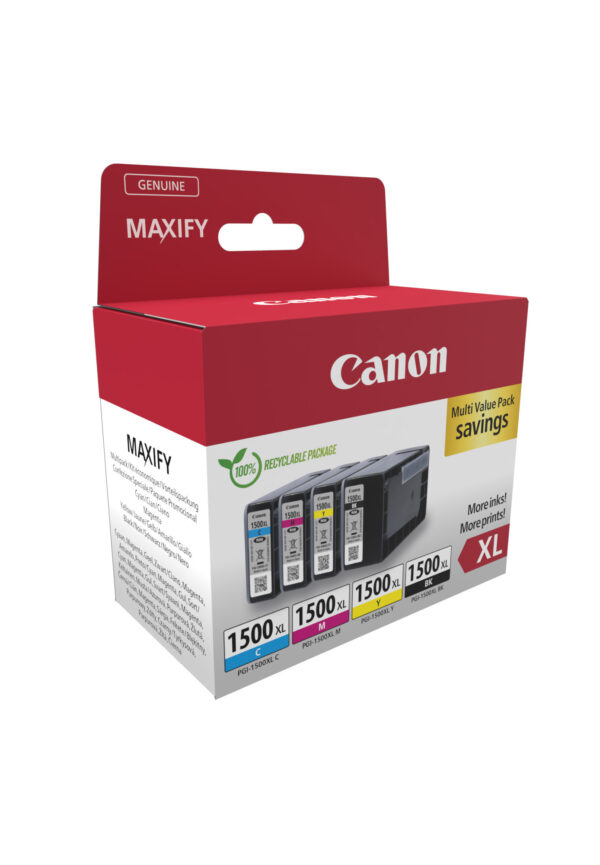 Canon 9182B010 inktcartridge 4 stuk(s) Origineel Hoog (XL) rendement Zwart, Cyaan, Magenta, Geel - Afbeelding 2